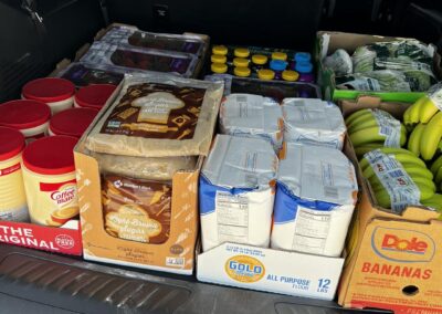 Food items bought by Shore Leave Solutions LLC for seafarer clients in cristi corpus